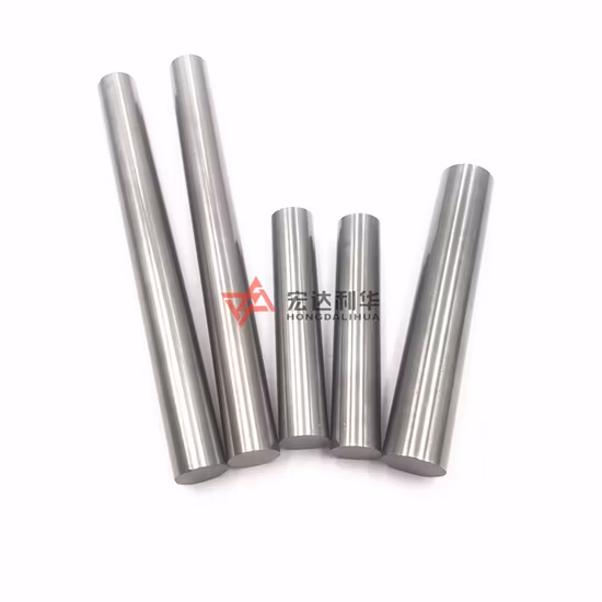 Yg6 H6 Tungsten Carbide Rods/Round Bars for Metal Working Tools, End Mills, Drill Bits, Milling Cutters